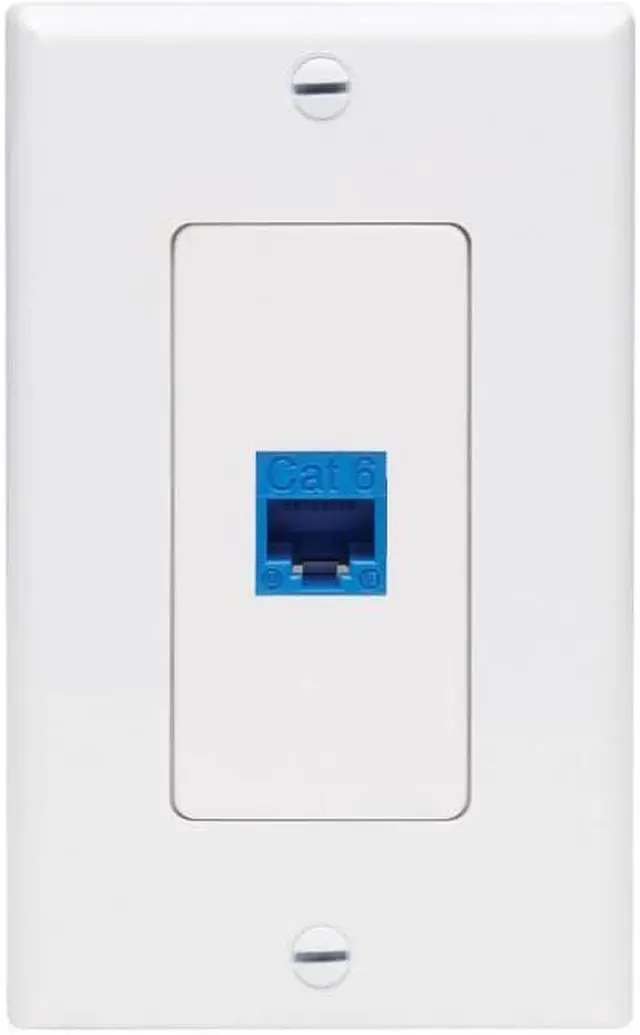 Alt view image 2 of 12 - Tripp Lite Center Plate Insert Decora Style - Vertical 1 Port