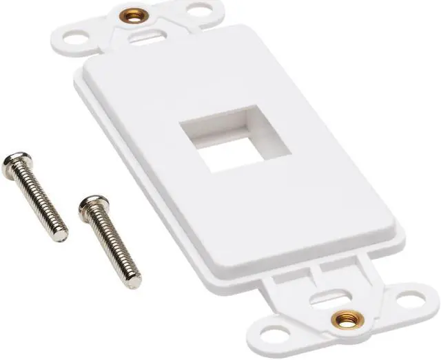 Alt view image 3 of 12 - Tripp Lite Center Plate Insert Decora Style - Vertical 1 Port