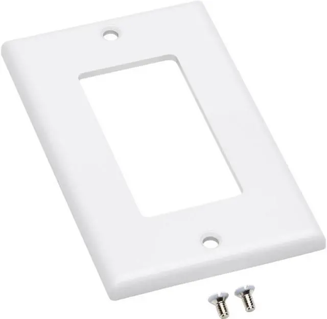 Main image of Tripp Lite Single-Gang Faceplate Decora Style Vertical White N042D100WH
