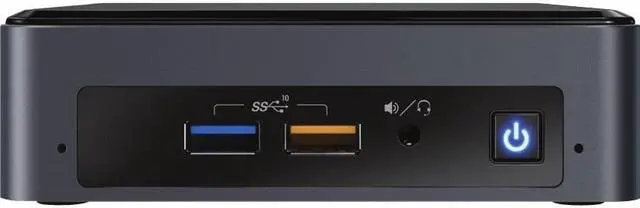 Alt view image 7 of 9 - Intel NUC NUC8i3BEK Desktop Computer - Core i3 i3-8109U - Mini PC