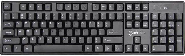 Alt view image 2 of 11 - Manhattan Wireless Keyboard and Optical Mouse Set 178990