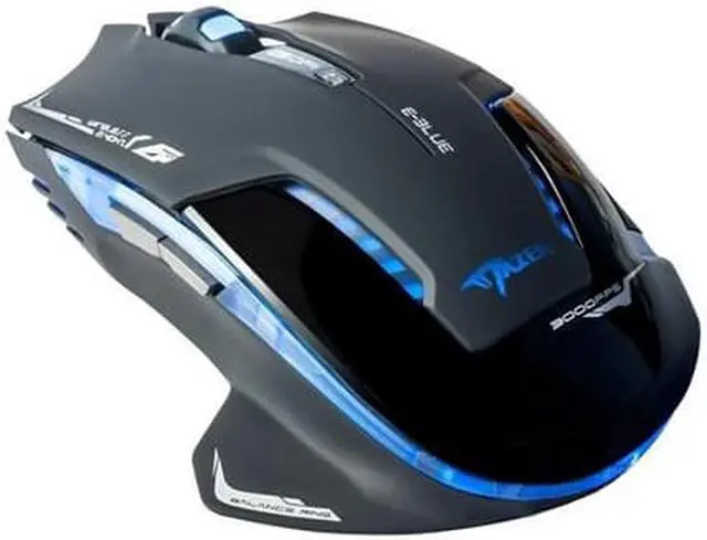 Alt view image 5 of 5 - E-Blue Mazer II Wireless Optical Pro Gaming Mouse - AVAGO chip, 2500 DPI, Blue LED, 2.4GHz