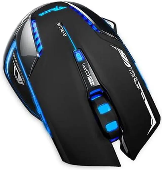 Alt view image 4 of 5 - E-Blue Mazer II Wireless Optical Pro Gaming Mouse - AVAGO chip, 2500 DPI, Blue LED, 2.4GHz