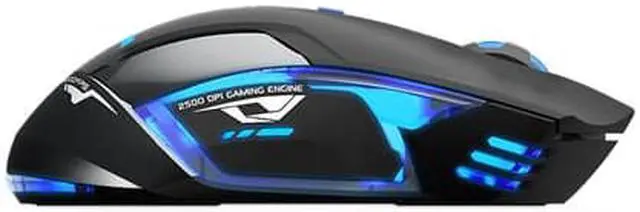 Alt view image 2 of 5 - E-Blue Mazer II Wireless Optical Pro Gaming Mouse - AVAGO chip, 2500 DPI, Blue LED, 2.4GHz