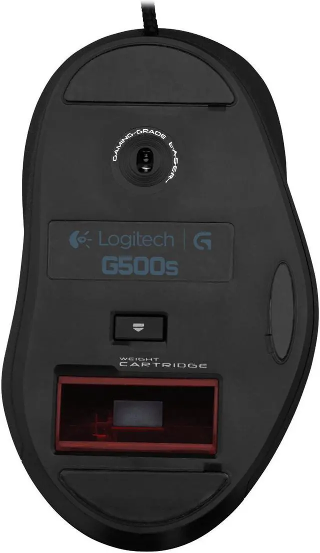 Alt view image 2 of 4 - Logitech G500S Adjustable Weight Programmable 10 Buttons 1 x Wheel USB Wired Laser 200 - 8200 dpi Gaming Game Mouse