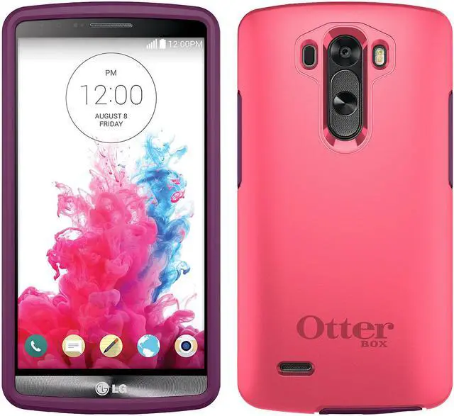 Alt view image 3 of 9 - LG G3 Otterbox Symmetry Crushed Damson Dark Red Pink 77-44371