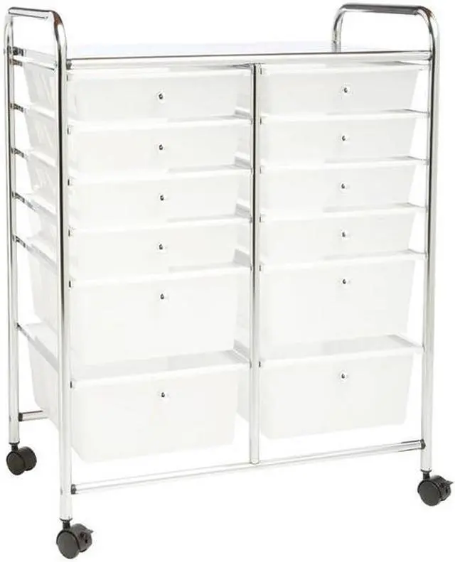 Alt view image 3 of 14 - Honey-Can-Do CRT-0168312 Drawer Rolling Cart