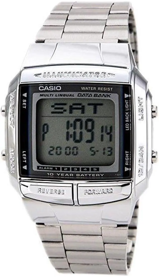 Alt view image 6 of 17 - Casio DB360-1A 30 Page Multilingual Databank Watch