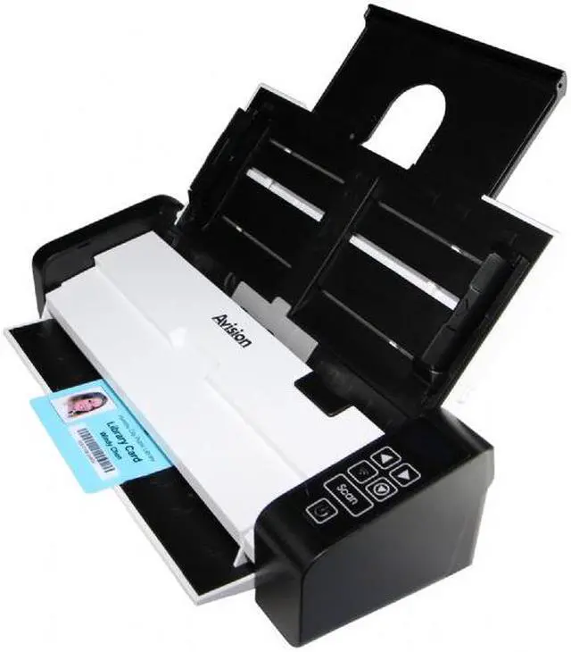 Alt view image 5 of 7 - Avision AD215 Color Duplex 15ppm/30ipm 600dpi Portable Scanner 8.5" x 14" Ultrasonic Paper Jam Detection Built-in ADF and WiFi