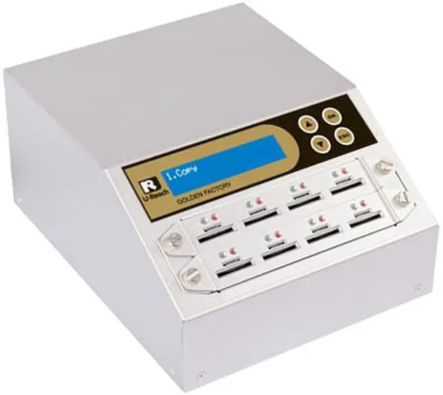 Alt view image 2 of 3 - Intelligent 9 Series (SD908G) - GOLD Factory Series 1 - 7 Target SD/mSD Flash Memory Duplicator