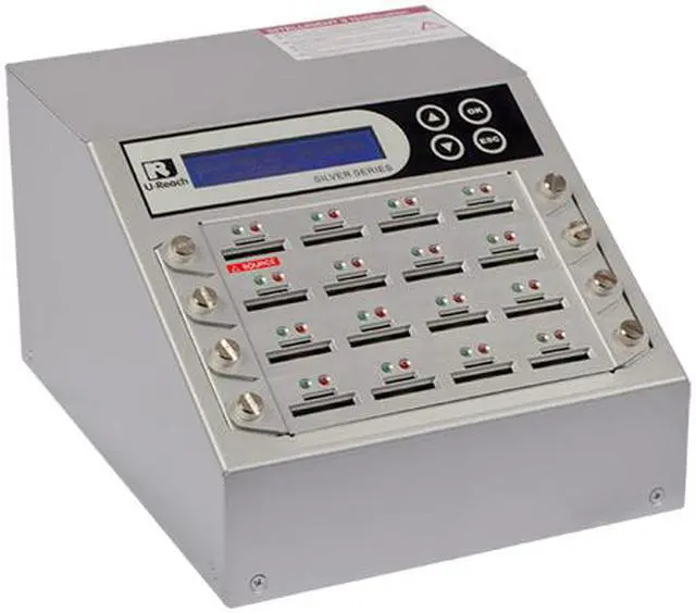 Alt view image 2 of 2 - Intelligent 9 Series (SD916S) - Silver Standard 1 - 15 Target SD /mSD Flash Memory Duplicator