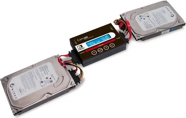 Alt view image 2 of 5 - U-Reach Data Solutions PRO118 Portable SATA/IDE Hard Disc Drive (HDD) Duplicator