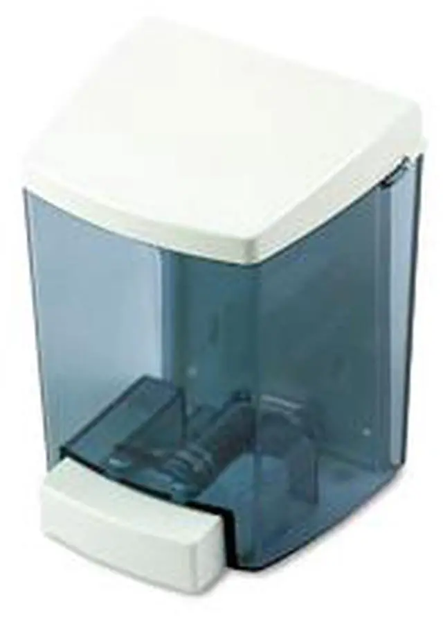 Main image of ClearVu Liquid Soap Dispenser, 30 oz., 4-1/2w x 4d x 6-1/4h, Black/White