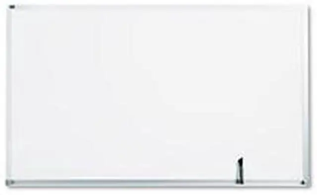 Alt view image 2 of 6 - Quartet Classic Series Melamine Whiteboard 60 x 36 Silver Aluminum Frame S535