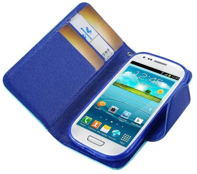 Alt view image 2 of 5 - Reiko Free Stand Wallet Case For Samsung Galaxy S III Mini