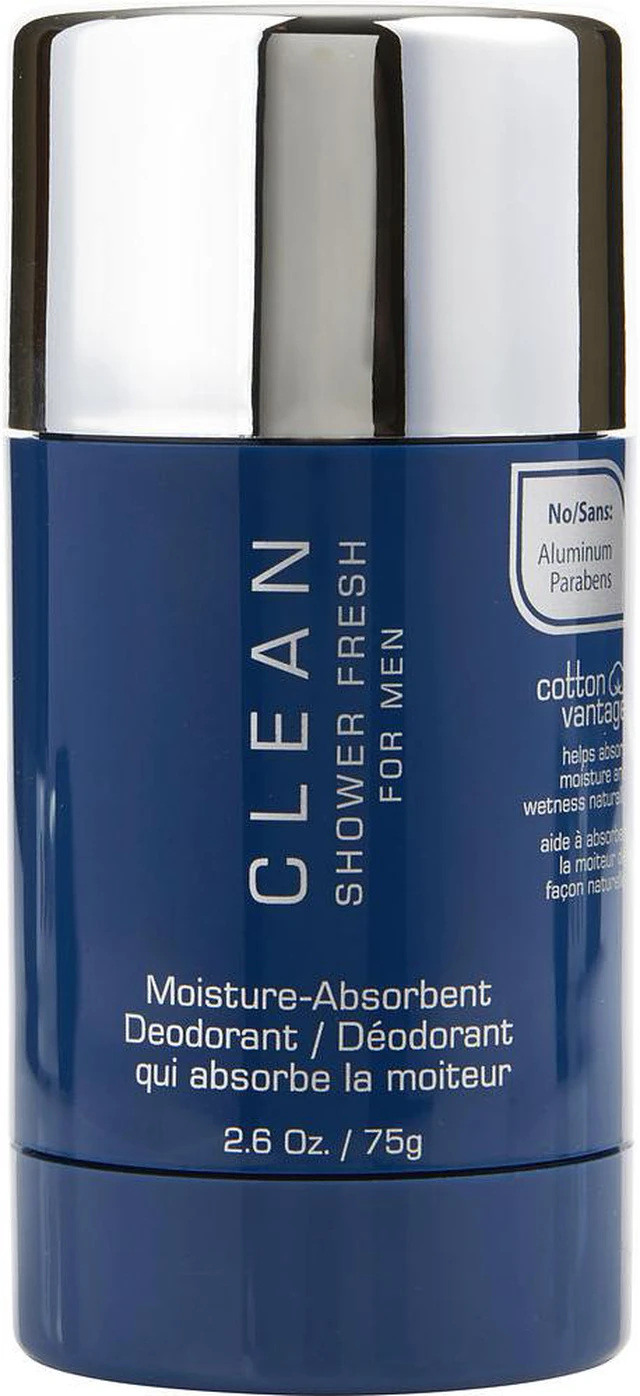 Alt view image 4 of 7 - Clean Clean Shower Fresh For Men Moisture-Absorbent Deodorant Stick 75g/2.6oz