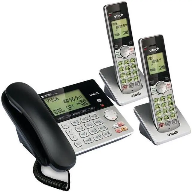 Alt view image 4 of 7 - Vtech 2 Handset Cordless