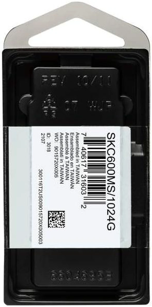 Main image of Kingston Technology KC600 mSATA 1024 GB Serial ATA III 3D TLC