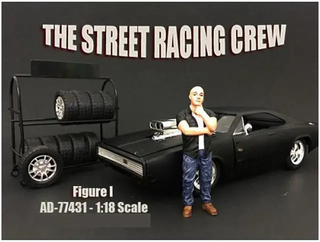 Alt view image 4 of 4 - Street Racing Crew Figurine I Accessory for 1/18 Scale Models by American Diorama