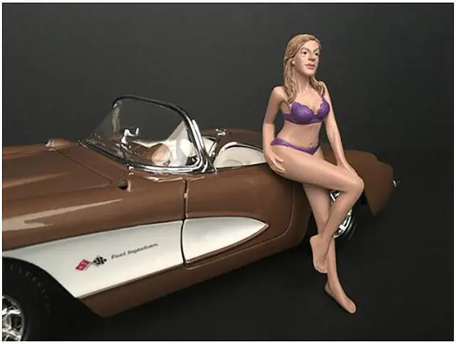 Main image of July Bikini Calendar Girl Figurine for 1/24 Scale Models by American Diorama