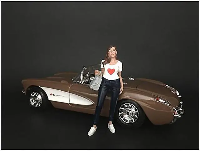 Alt view image 4 of 7 - Ladies Night Elle Figurine for 1/18 Scale Models by American Diorama 38193