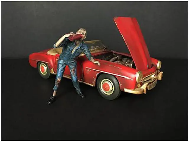 Main image of Zombie Mechanic Figurine III for 1/18 Scale Models by American Diorama