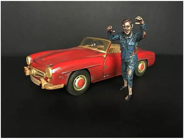 Main image of Zombie Mechanic Figurine II for 1/18 Scale Models by American Diorama
