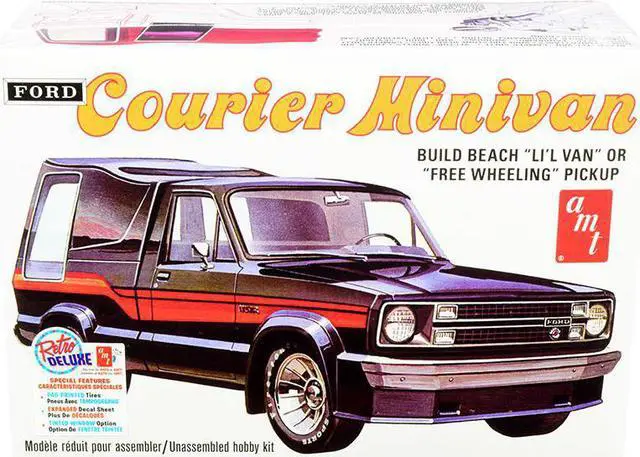 Main image of Skill 2 Model Kit 1978 Ford Courier Minivan 2-in-1 Kit 1/25 Scale Model by AMT