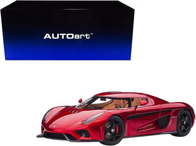 Alt view image 7 of 14 - Koenigsegg Regera Candy Red 1/18  Model Car by Autoart