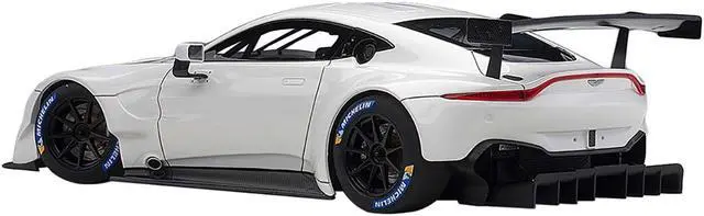 Main image of 2018 Aston Martin Vantage GTE Le Mans PRO White with Carbon Accents 1/18 Model Car by Autoart