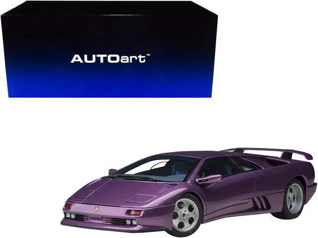 Main image of Lamborghini Diablo SE30 Viola Purple Metallic 1/18 Model Car by Autoart