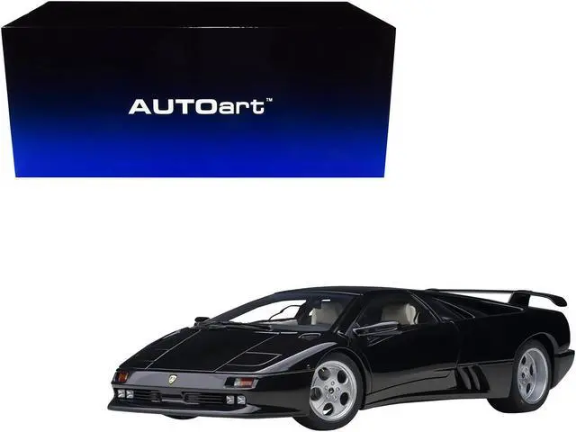 Main image of Lamborghini Diablo SE30 Deep Black Metallic 1/18 Model Car by Autoart