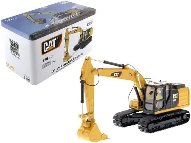 Alt view image 3 of 4 - CAT Caterpillar 320F L Hydraulic Excavator with Operator "High Line Series" 1/50 Diecast Model by Diecast Masters
