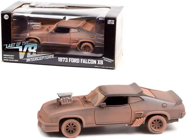 Main image of 1973 Ford Falcon XB (Weathered Version) "Last of the V8 Interceptors" (1979) Movie 1/24 Diecast Model Car by Greenlight