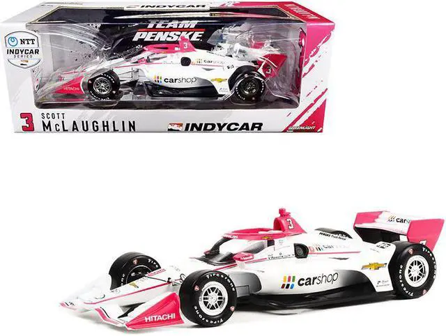 Main image of Dallara IndyCar #3 Scott McLaughlin "CarShop" Team Penske (Road Course Configuration) "NTT IndyCar Series" (2021) 1/18 Diecast Model Car by Greenlight