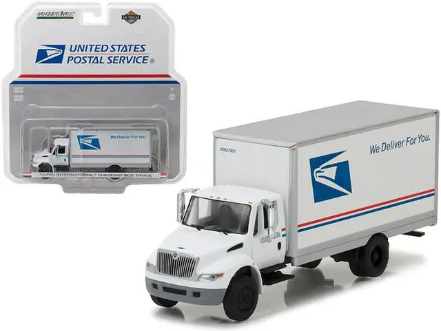 Main image of 2013 International Durastar Box Truck "United States Postal Service" (USPS) "H.D. Trucks" Series 9 1/64 Diecast Model by Greenlight