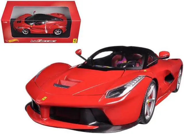 Alt view image 8 of 11 - Ferrari Laferrari F70 Hybrid Red 1:18 Diecast Car Model by Hotwheels