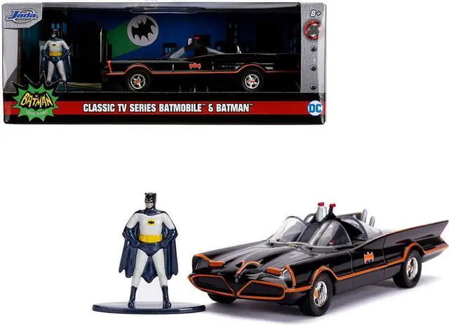 Alt view image 9 of 12 - Classic TV Series Batmobile & Figure Jada Diecast 1/32