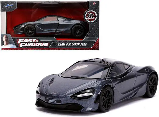 Main image of Shaw's McLaren 720S RHD (Right Hand Drive) Metallic Gray "Fast & Furious Presents: Hobbs & Shaw" (2019) Movie 1/32 Diecast Model Car by Jada