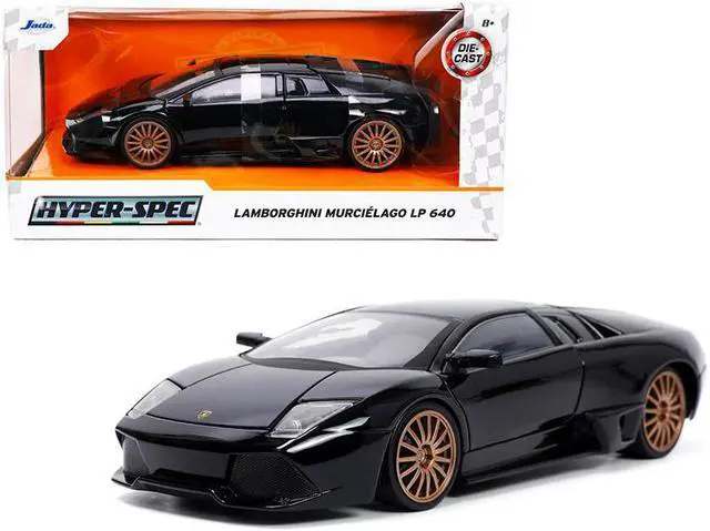 Main image of Lamborghini Murcielago LP640 Black with Copper Wheels "Hyper-Spec" Series 1/24 Diecast Model Car by Jada