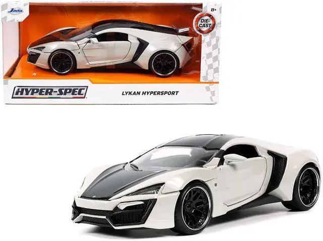 Main image of Lykan Hypersport Gray and Black "Hyper-Spec" Series 1/24 Diecast Model Car by Jada