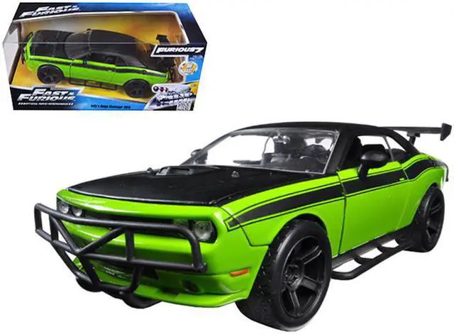 Main image of Letty's Dodge Challenger SRT8 Off Road Green and Black "Fast & Furious" Movie 1/24 Diecast Model Car by Jada
