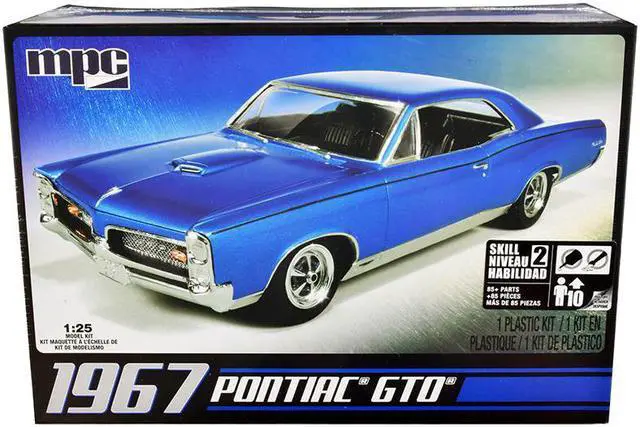 Main image of Skill 2 Model Kit 1967 Pontiac GTO 1/25 Scale Model by MPC
