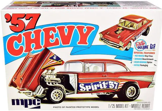 Main image of Skill 2 Model Kit 1957 Chevrolet Gasser Flip Nose "Spirit of 57" 1/25 Scale Model by MPC