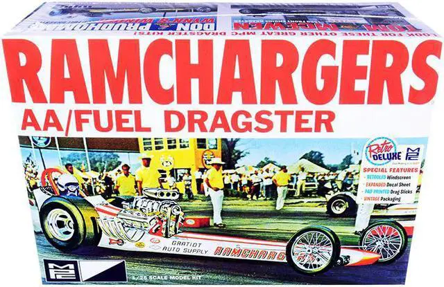 Main image of Skill 2 Model Kit Ramchargers AA/Fuel Dragster 1/25 Scale Model by MPC