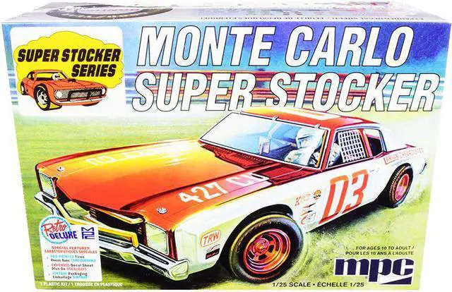 Main image of Skill 2 Model Kit 1971 Chevrolet Monte Carlo Super Stocker 1/25 Scale Model by MPC
