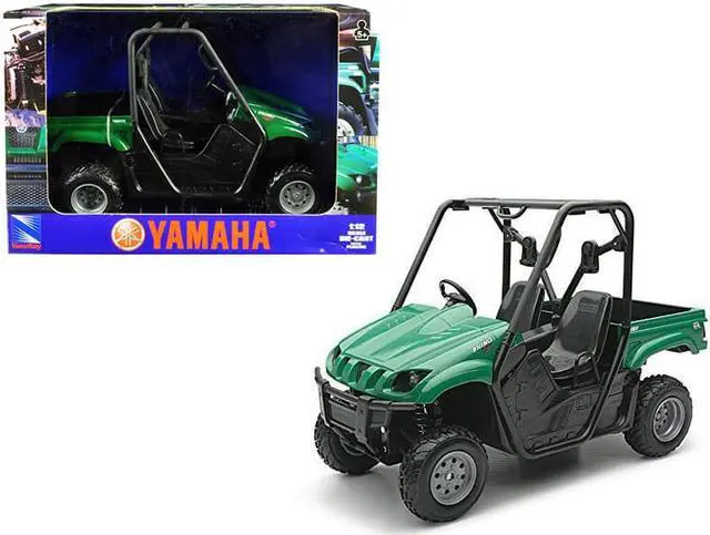 Alt view image 2 of 5 - 2008 Yamaha Rhino 700 F1 4x4 Off Road ATV Green 1/12 Diecast Model by New Ray