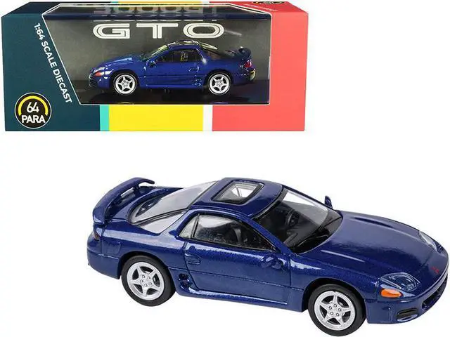 Main image of Mitsubishi 3000GT GTO with Sunroof Mariana Blue Metallic 1/64 Diecast Model Car by Paragon