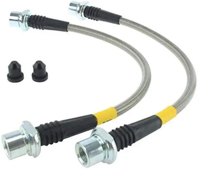 Main image of ZZ 417127_14 StopTech 950.44007 Stainless Steel Braided Brake Hose Kit Front