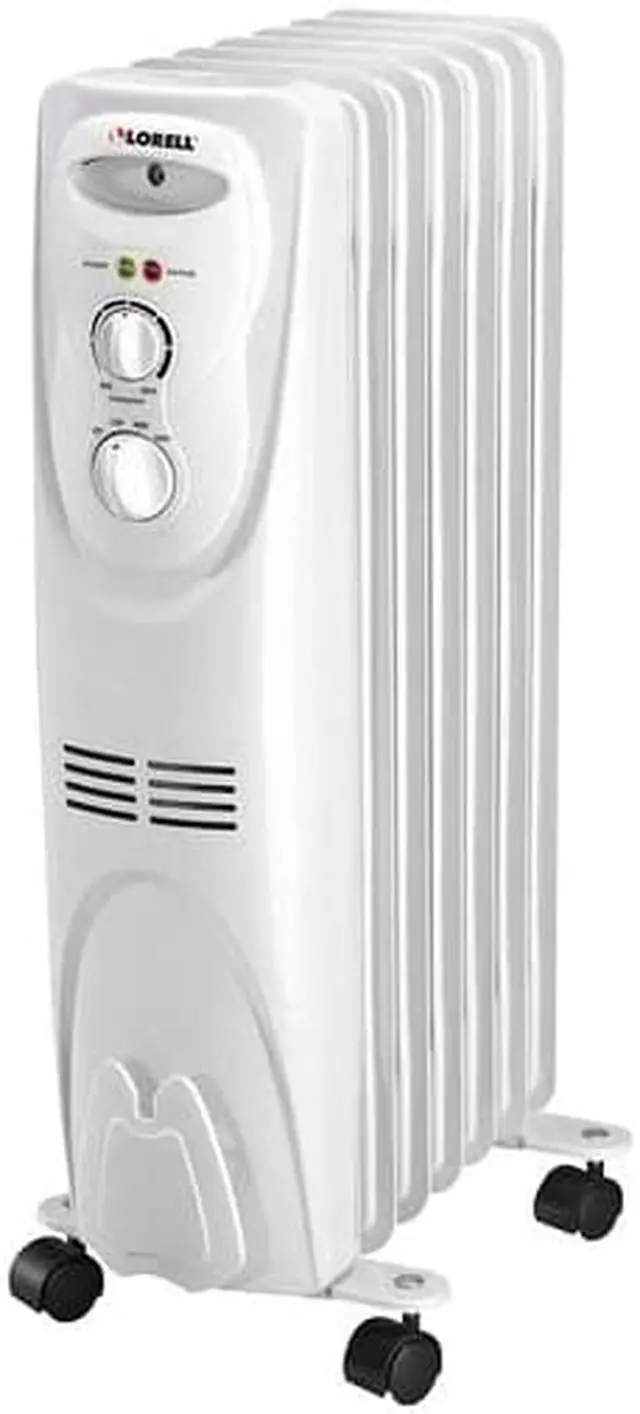 Alt view image 17 of 17 - Lorell 1500 Watt 3-Setting Oil Filled Heater - Oil Filled - Electric - 1500 W - 3 x Heat Settings - White  LLR29552